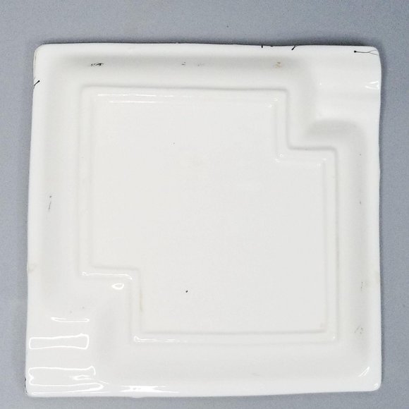 Vintage Great Smoky Mts. 4 Slot Ashtray Ceramic - Picture 2 of 10